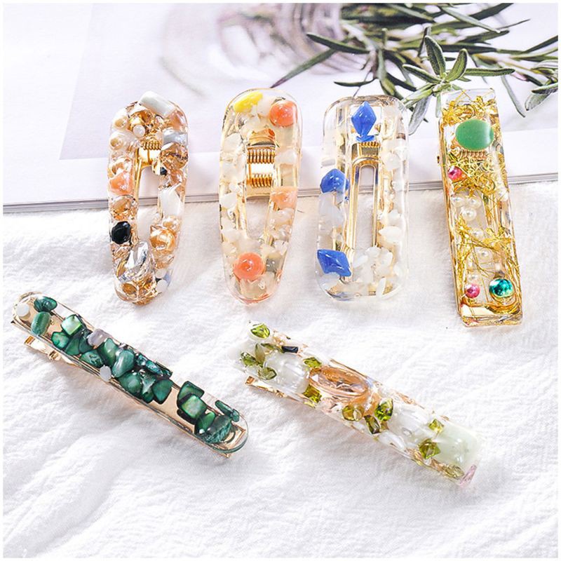 Khuôn silicone làm kẹp tóc và đồ thủ công mỹ nghệ từ nhựa epoxy resin chuyên nghiệp dễ dùng