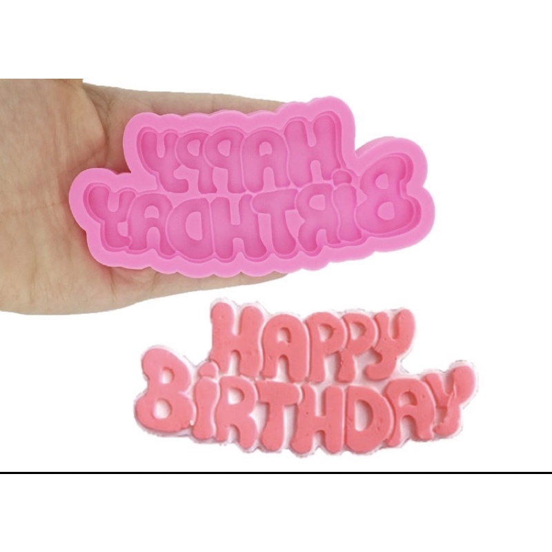 Khuôn chữ Happy Birthday