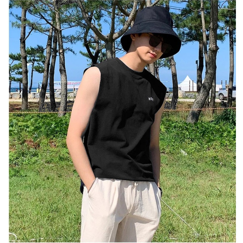 Áo thun Tanktop Cổ tròn HEY Localbrand ICVCVNI Unisex