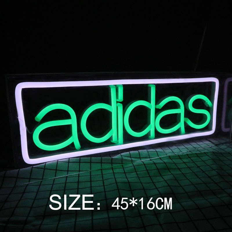 Đèn Trang Trí Led Neon Sign ADIDAS - Bảng đèn ADIDAS