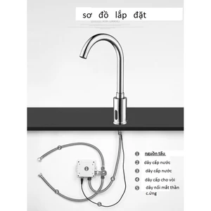 Vòi cảm ứng Smart tự động hồng ngoại sang trọng cho gia đình-khách sạn-nhà hàng-bệnh viện-của tongkhokitoza.com