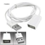 Dây cáp chuyển đổi USB 2.0 bằng kim loại màu trắng tiện lợi