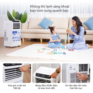 Máy lạnh đứng di động nhập khẩu FUJIE  Công suất làm lạnh 12000BTU - Bảo hành điện tử toàn quốc