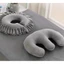 Gối úp mặt massage, gối úp ngực spa vải nhung nhám vân hoa mềm mịn, đường may cẩn thận Loại 1