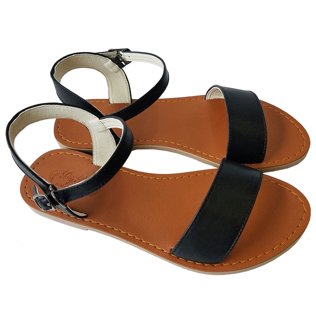 Giày Sandal Nữ Da Bò Thật BIGGBEN Cao Cấp HKD573