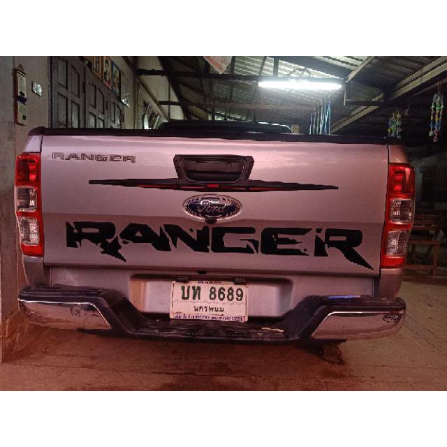 Tem UV cao cấp dán sau xe ô tô Ford Ranger Stickers. Decal chống nước, không bay màu, bong tróc