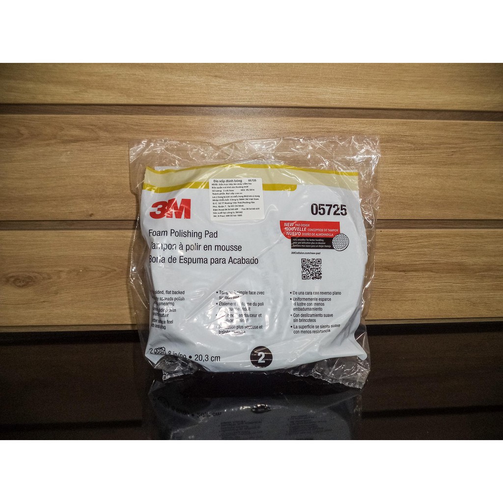 Phớt Mút 3M 05725 (1 Cặp 2 Cái) - Đánh Bóng Xe hơi oto xe máy (8 Inch ...