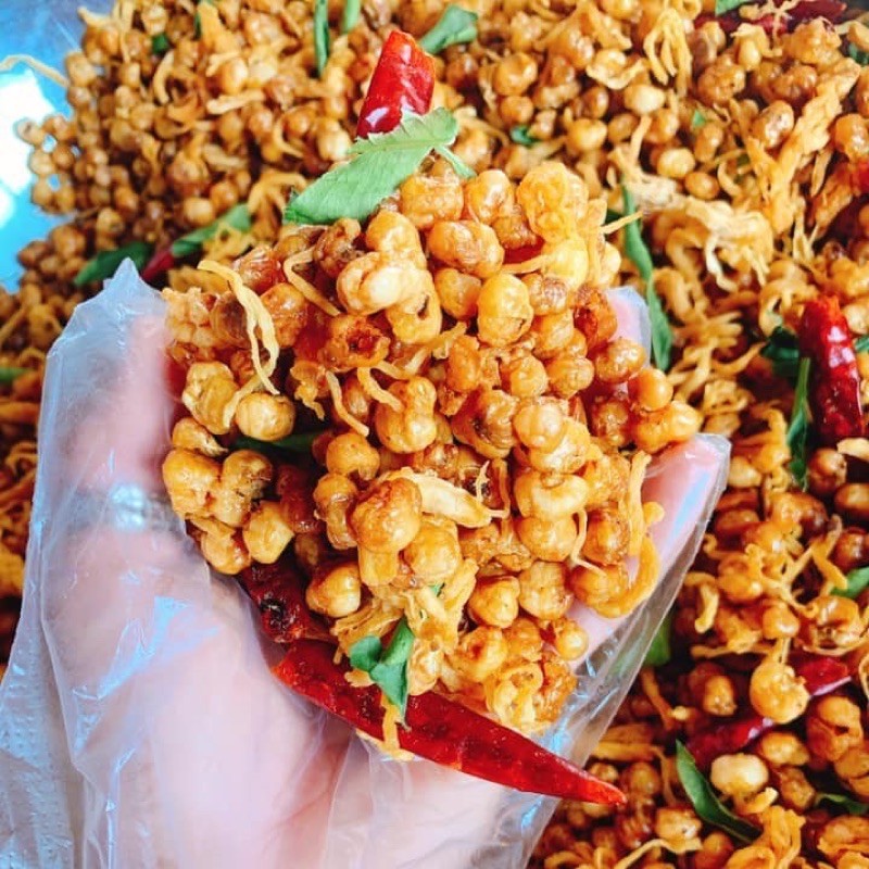 Bắp Chiên Giòn Mắm Lắc Khô Gà Lá Chanh - Hộp 320gr