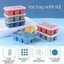 Khuôn làm đá silicon chất lượng POP có nắp DIY Đồ uống mùa hè Bánh quy nướng bánh