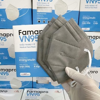 COMBO 5 HỘP 50  CHIẾC  Khẩu trang N95 không van chính hãng,công nghệ nhật bản