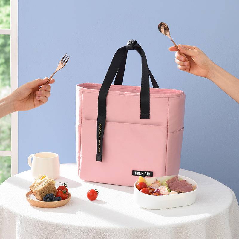 Túi Tote Đựng Hộp Cơm Trưa Cách Nhiệt Chống Thấm Nước Kích Thước Lớn Cho Nam Và Nữ