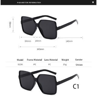 Kính Mát Vuông Gợi Cảm Nhiều Màu Sắc Unisex Vintage Nam Nữ Thương Hiệu Nổi Tiếng Thiết Kế Thời Trang