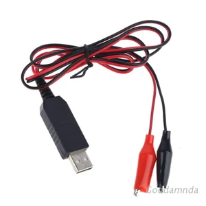 Replace 2x AA AAA Eliminator USB 5V to 3V Step-down Cable for Radio Toy