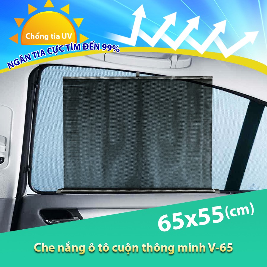 Che Nắng Ô Tô Cuộn Thông Minh CIND V65 (65x55 cm)