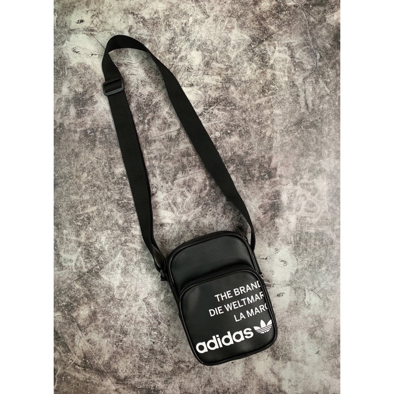 Tui adodas eo cheo B191 ORIGINALS VINTAGE MINI BAG FULL BLACK GN4445