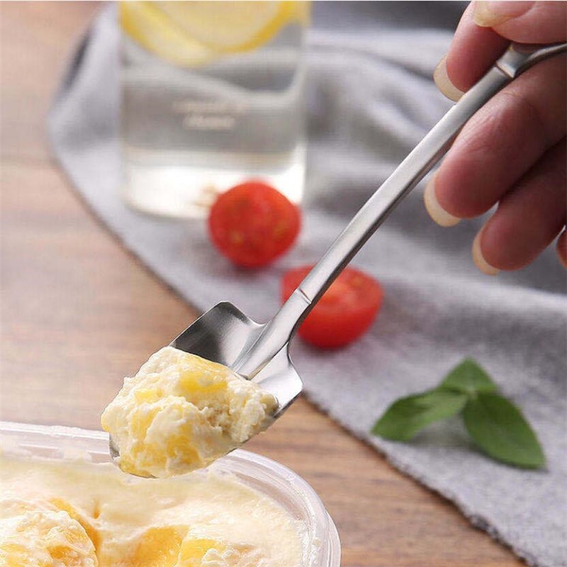 Muỗng Múc Kem Bằng Thép Không Gỉ Kiểu Dáng Dễ Thương