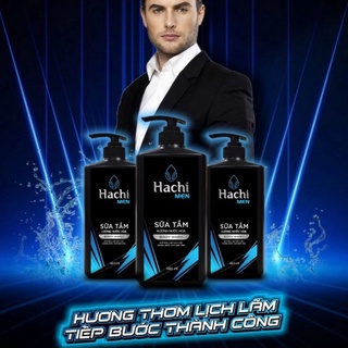Sữa tắm nam hương nước hoa BODY WASH Hachi Men khử mùi làm sạch sâu 650ml
