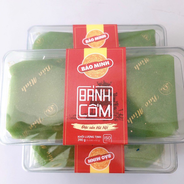 Bánh cốm Bảo Minh hộp 390g (65G x 6 cái) - Bánh cốm đám cưới hỏi hộp ...