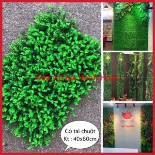 Thảm cỏ nhân tạo ( tai chuột, cải xoong,…)- cỏ giả trang trí