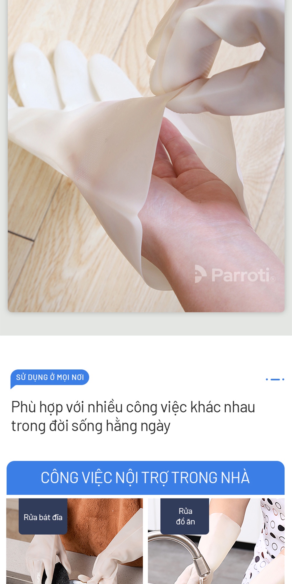 Găng tay Parroti Active AT01 đa năng