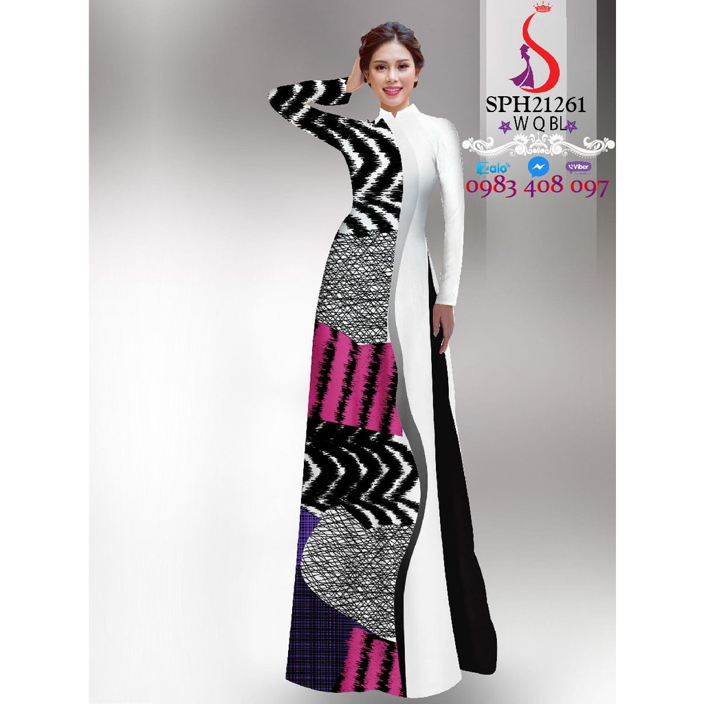 Áo dài model độc lạ đẹp tại Vải Áo Dài S | Shopee Việt Nam