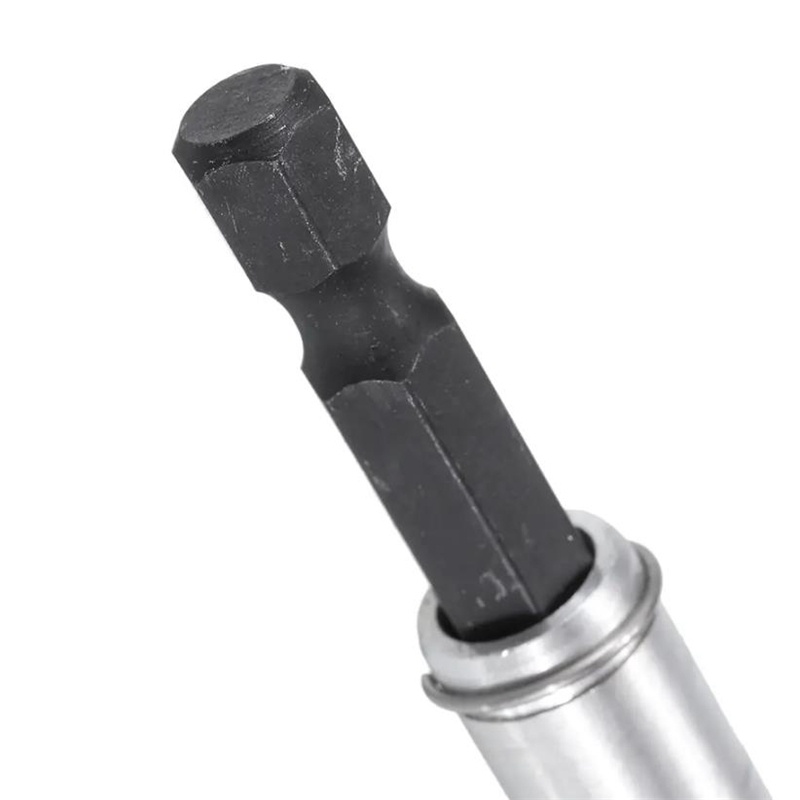 -V 80mm Có Thể Điều Chỉnh Tua Vít Bit Nối Dài Thanh Lục Giác 1 / 4 Inch Kết Nối Nhanh
