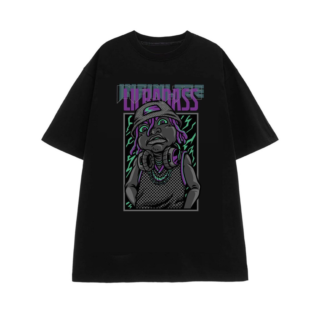Áo thun INFINITEE Fni0132, Thun 100% Cotton - form rộng Unisex.