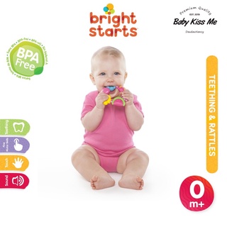 Gặm Nướu Đồ Chơi Kèm Lục Lạc Tập Cầm Nắm Chất Liệu An Toàn Cho Bé - Bright Starts