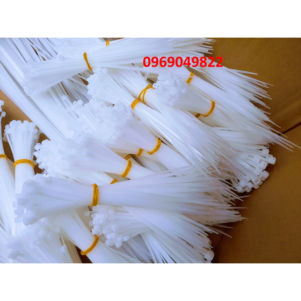 [1 Kg] Dây Rút Nhựa - Dây Thít Nhựa Bán Theo Ký 10cm 15cm 20cm 30cm ...