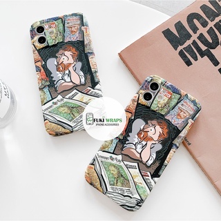Tấm dán Skin Mặt Sau Nghệ Thuật Van Gogh FULL VIỀN Dành Cho 13ProMax 12ProMax 11ProMax X XS XR XSMAX - FukiShop