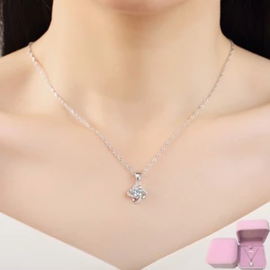 Dây Chuyền Bạc Ý 925 Phong Cách Hàn Quốc