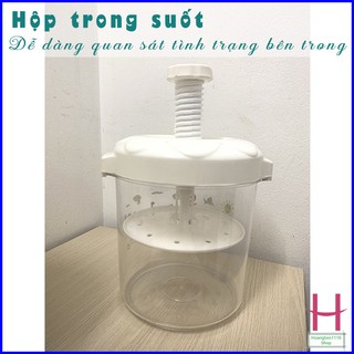 Bình muối dưa cà nhựa Việt Nhật trong suốt tiện dụng { H }