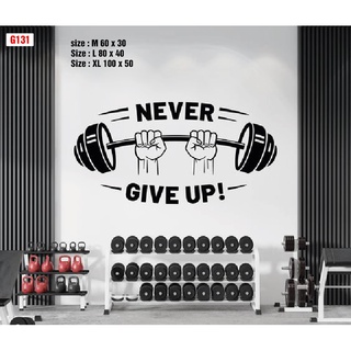 Decal dán tạo động lực trong phòng GYM, thu hút khách hàng, tăng doanh thu, tạo điểm nhấn cho phòng Gym P9