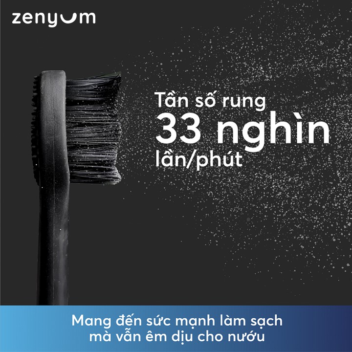 Ảnh Bàn Chải Điện Zenyum Sonic Màu Hồng San Hô - Công Nghệ Singapore 3