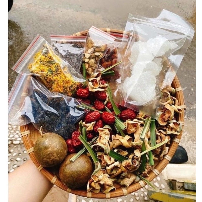 TRÀ BÍ ĐAO LA HÁN GIẢI NHIỆT set 2 quả La Hán 400GR