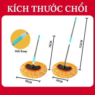 Cây Lau Rửa Xe Ô Tô Cán Dài Lông Mềm, Có Thể Kéo Dài – CHỔI DÀI VERSION 5 LÔNG CAM