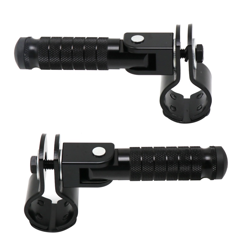CNC 8mm Universal Pedals Folded Footrest Footpeg For Motorcycles