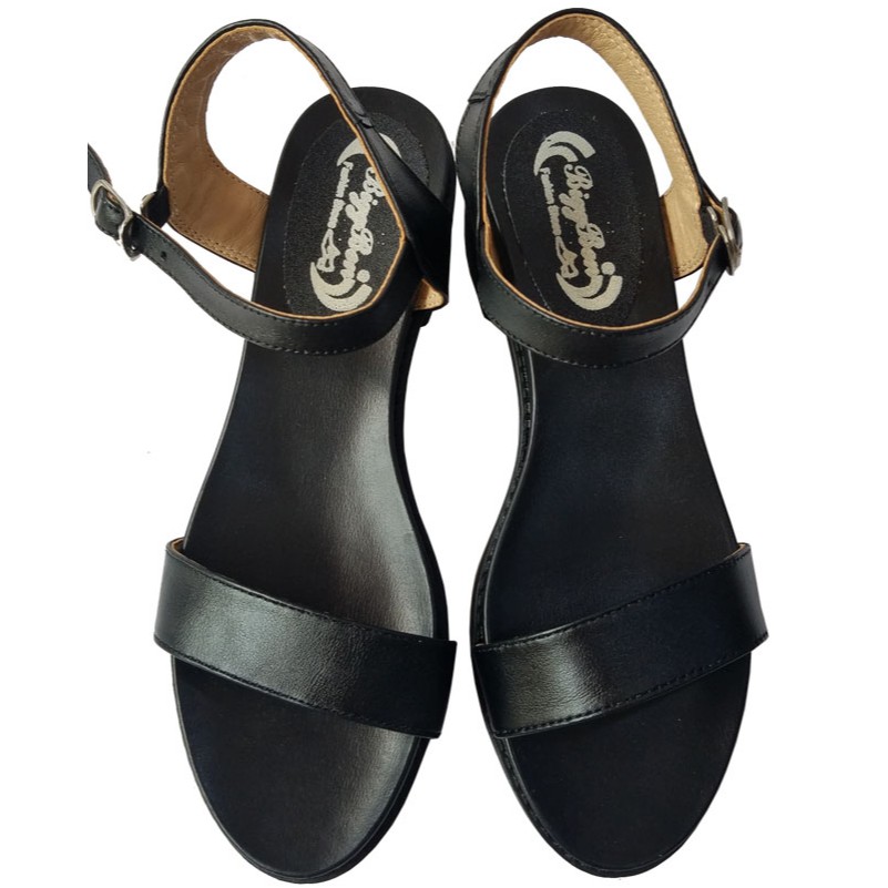 Giày Sandal Cao Gót Nữ Da Bò BIGGBEN HKD166