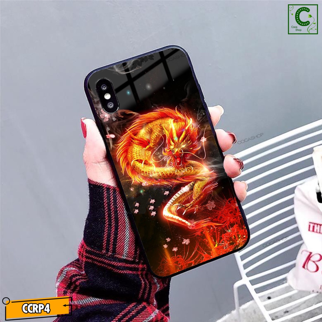 Ốp iPhone Mặt Kính Nano Dẻo - Ốp hình rồng cực ngầu