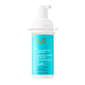 Kem bọt - Moroccanoil Curl Control Mousse - giữ nếp cho tóc xoăn tới sóng nhỏ xoăn xù (150ml) - LT