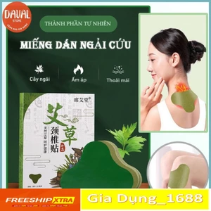 Hộp 12 Miếng Dán Ngải Cứu💚CAM KẾT CHUẨN💚 dan Vai Gáy Đông Y Thảo Dược Hot ( TUYỂN )
