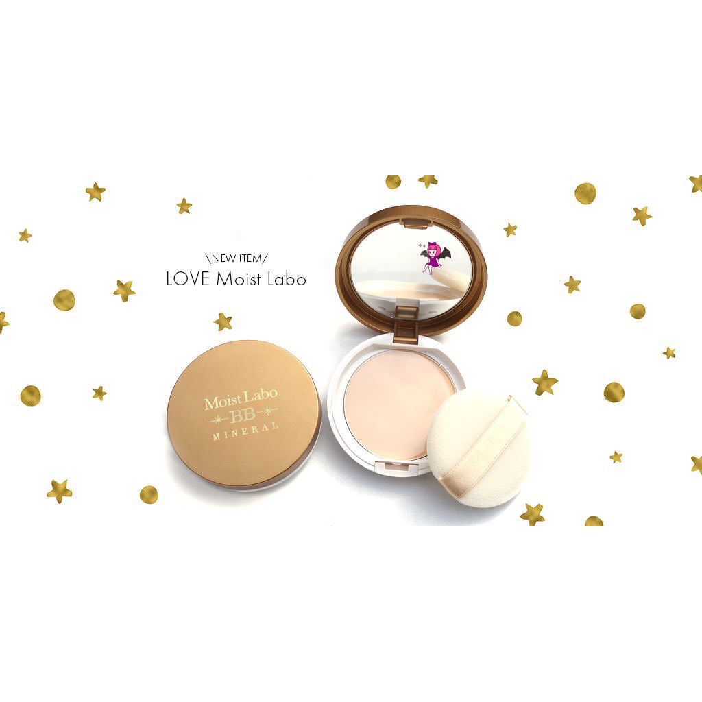Ảnh Phấn nén Kiềm Dầu, Che Phủ Lỗ Chân Lông SPF40 PA+++ MEISHOKU Moist Labo 9g 4