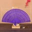 Quạt gỗ cổ trang nhiều màu xếp cầm tay phong cách Trung Quốc