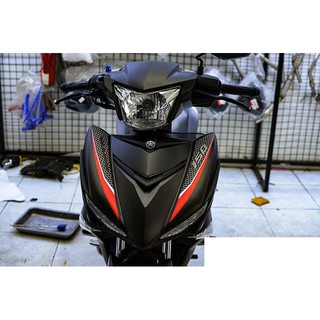 Tem trùm exciter 150 đỏ đen LTD mẫu mới, độ team trùm decal xe máy ex dán đời 2015-2020