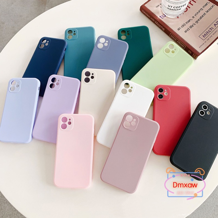 Ốp Lưng Xiaomi Cho Xiaomi Redmi Note 10 4G 5G 10 Pro 4G 5G 10s Ốp Điện Thoại Màu Kẹo Sang Trọng Vuông Macaron Màu Lỏng Chống Sốc Bảo Vệ Camera Vỏ Mềm