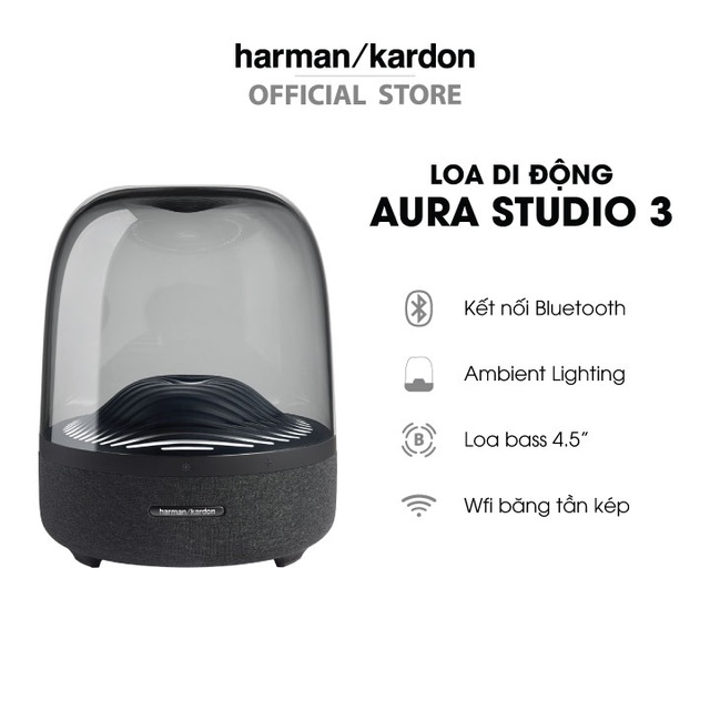 [Mã ELBAU5 giảm 5% đơn 300K] Loa Bluetooth Harman Kardon Aura Studio 3