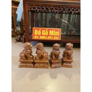 nghê gỗ hương đá cao cấp