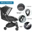 JVSUB 1 Xe Đẩy Muỗi Trẻ Sơ Sinh Xe Đẩy Phụ Kiện Full Cover Ngoài Trời Trẻ Sơ Sinh Lưới Bảo Vệ