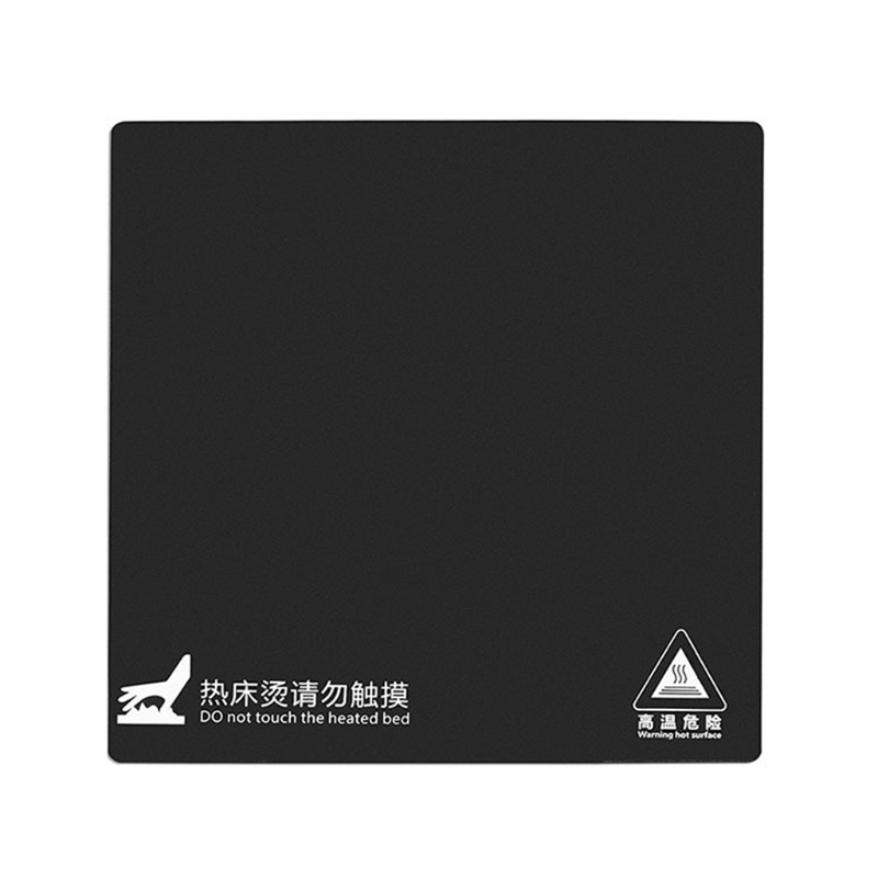 Char 220 214 310mm Loại bỏ lò xo Tấm Pei Hotbed Tấm mềm được áp dụng trước hình vuông