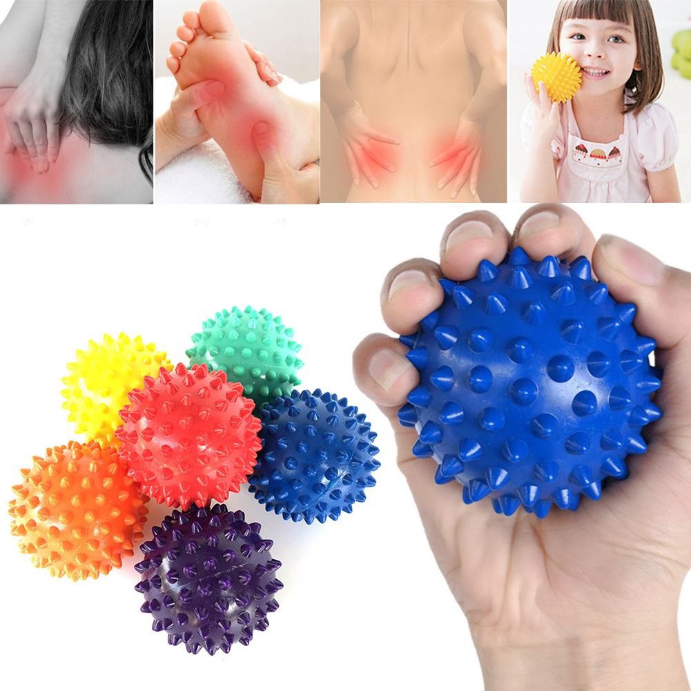 Dụng cụ thể dục, bóng massage YOGA 7,5-9cm có gai SPORTY giúp giảm đau, căng thẳng, cơ bắp co giãn